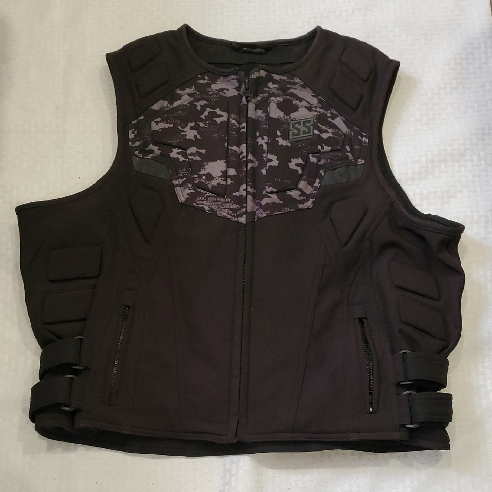 Speed & Strength Padded  Moto Black  Vest - Picture 15 of 16